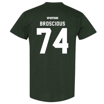 Michigan State - NCAA Football : Gavin Broscious - T-Shirt-1