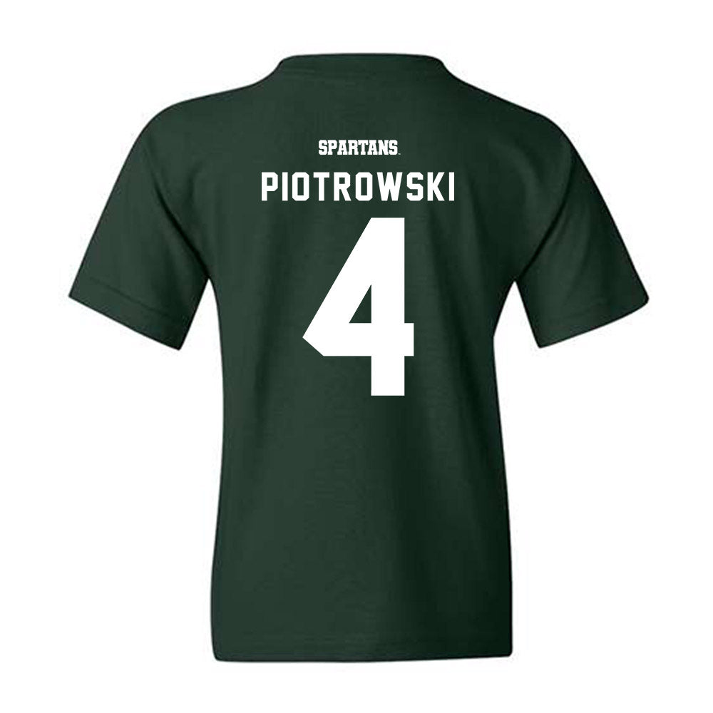 Michigan State - NCAA Women's Soccer : Sophia Piotrowski - Youth T-Shirt-1