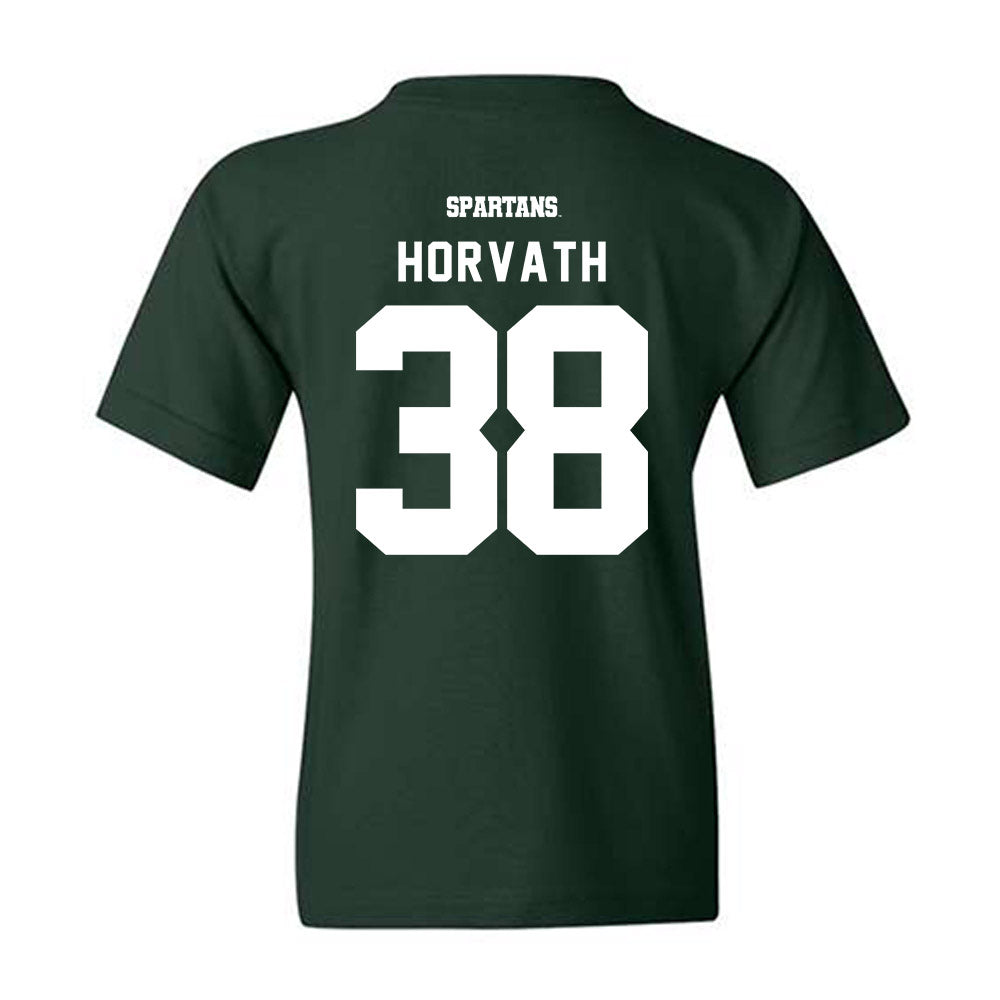 Michigan State - NCAA Baseball : Tyler Horvath - Youth T-Shirt-1