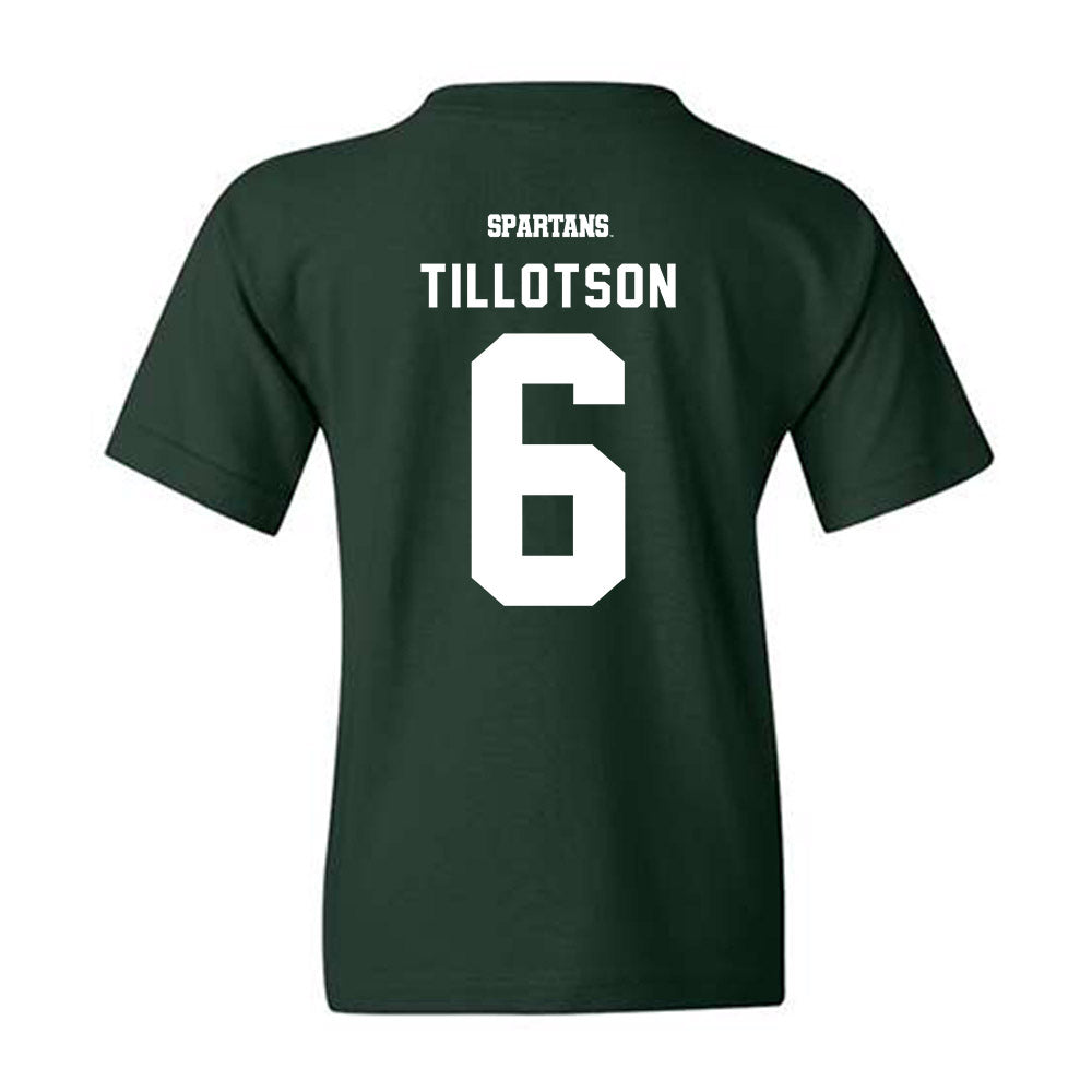 Michigan State - NCAA Women's Soccer : Remini Tillotson - Youth T-Shirt-1