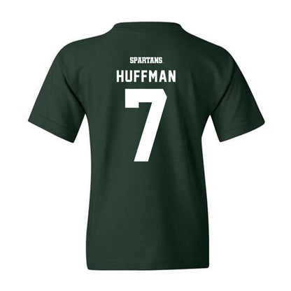 Michigan State - NCAA Baseball : Jaxon Huffman - Youth T-Shirt