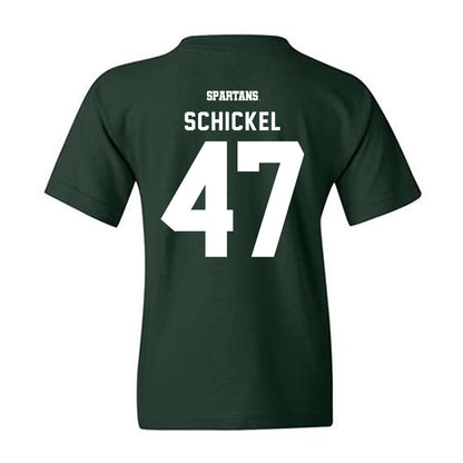 Michigan State - NCAA Football : Kaden Schickel - Classic Shersey Youth T-Shirt-1