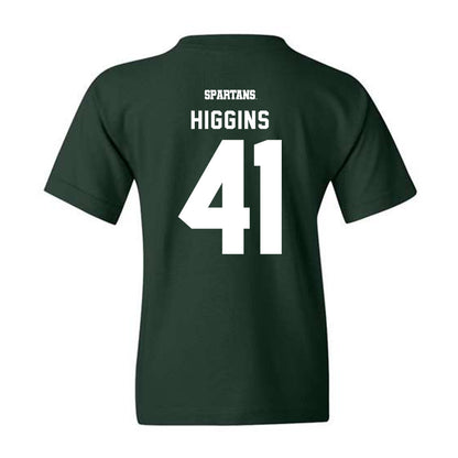 Michigan State - NCAA Baseball : Nolan Higgins - Youth T-Shirt