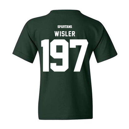 Michigan State - NCAA Wrestling : Kael Wisler - Classic Shersey Youth T-Shirt-1
