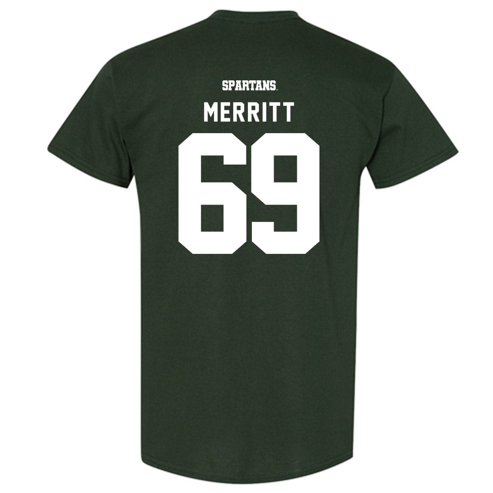 Michigan State - NCAA Football : Jacob Merritt - T-Shirt