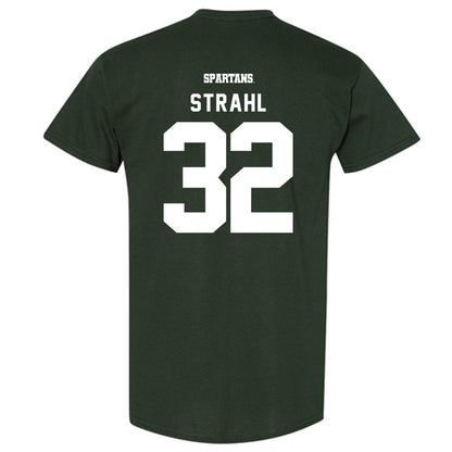 Michigan State - NCAA Men's Ice Hockey : Melvin Strahl - Classic Shersey T-Shirt-1