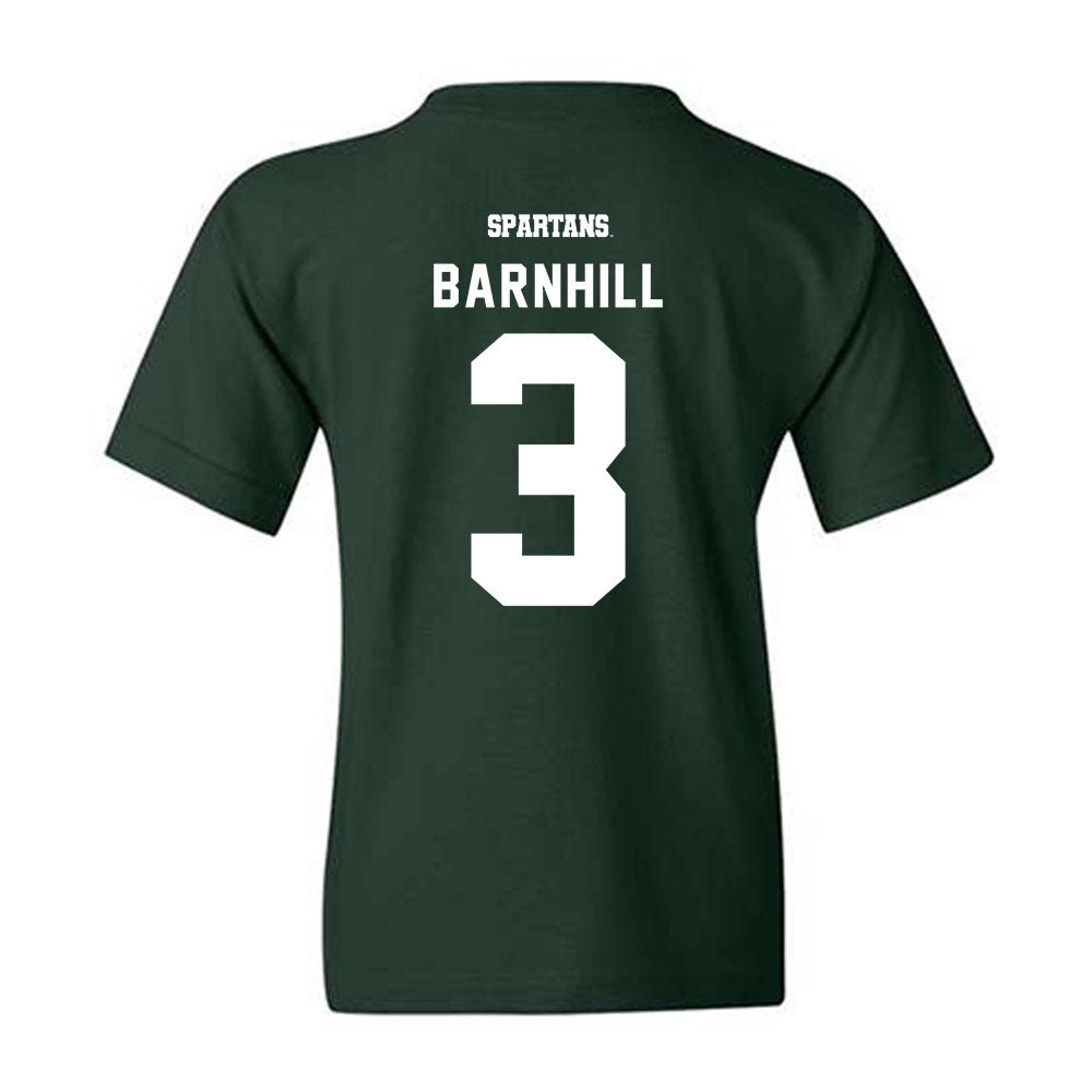 Michigan State - NCAA Men's Ice Hockey : Sean Barnhill - Classic Shersey Youth T-Shirt-1