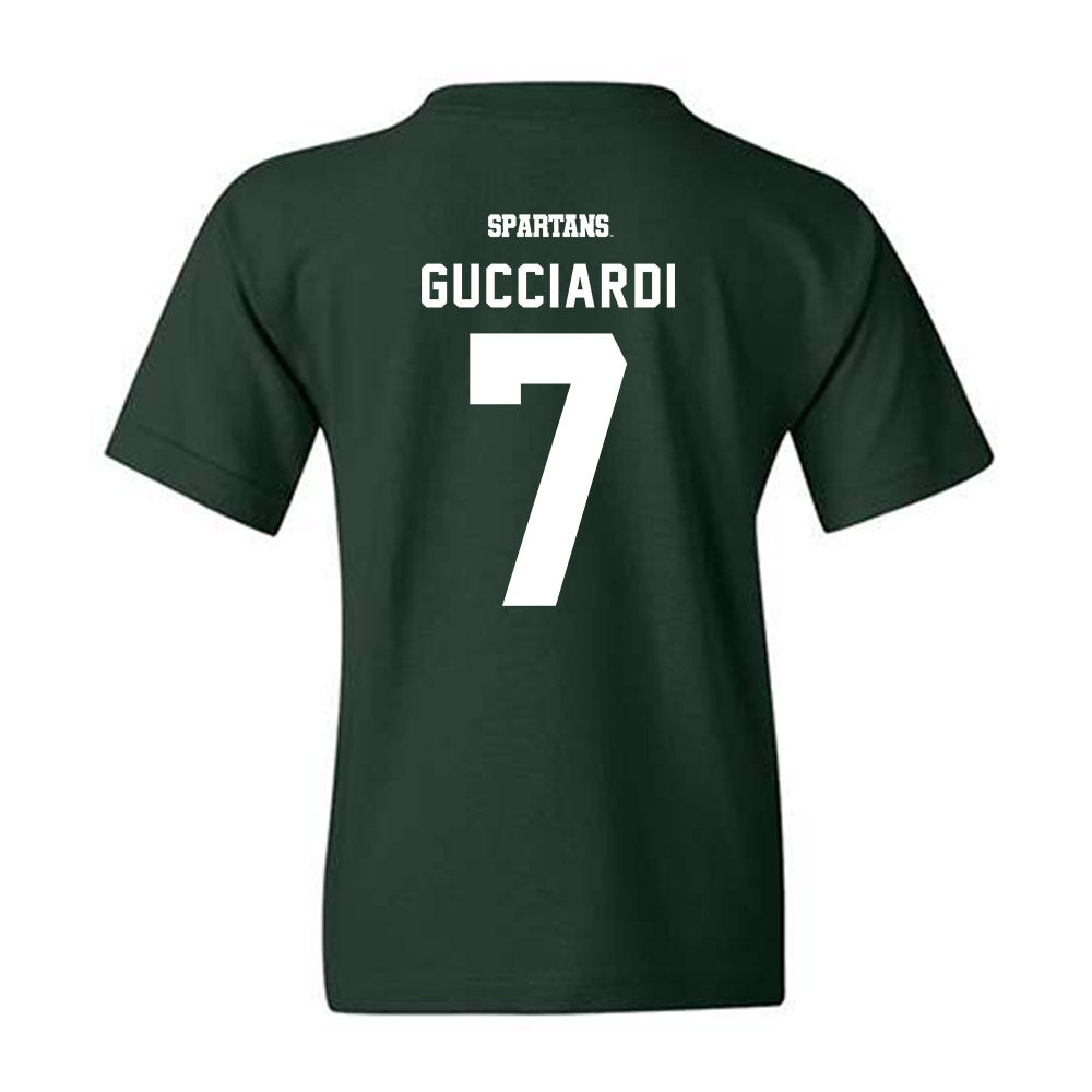 Michigan State - NCAA Men's Ice Hockey : David Gucciardi - Youth T-Shirt-1