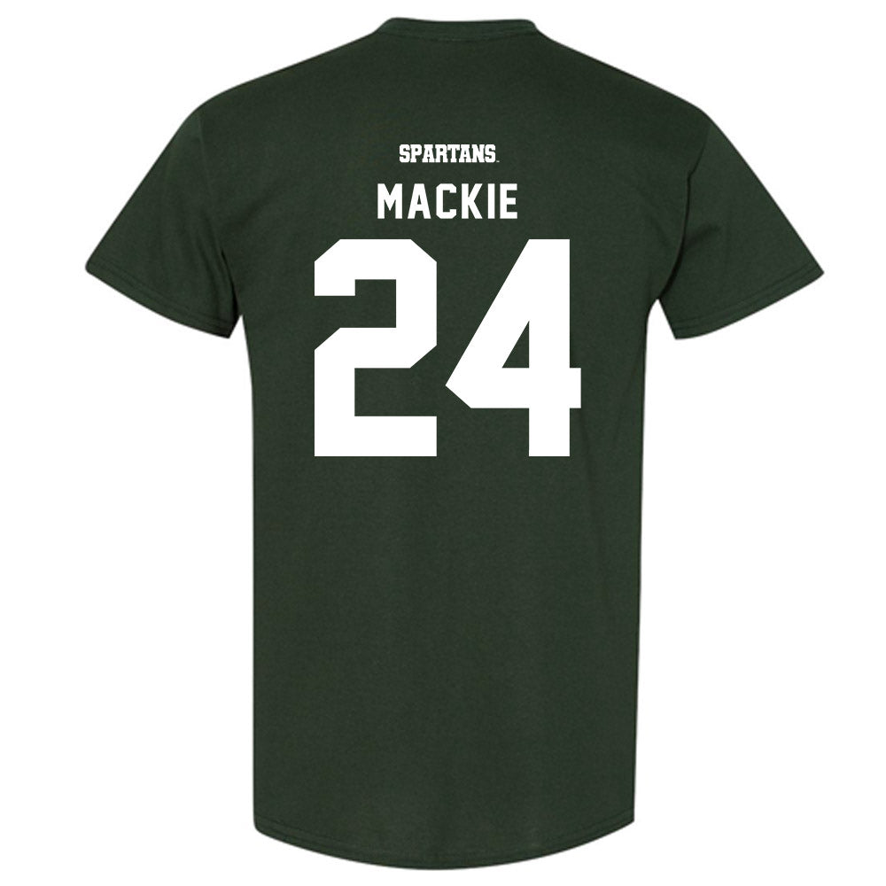 Michigan State - NCAA Men's Ice Hockey : Nathan Mackie - T-Shirt-1