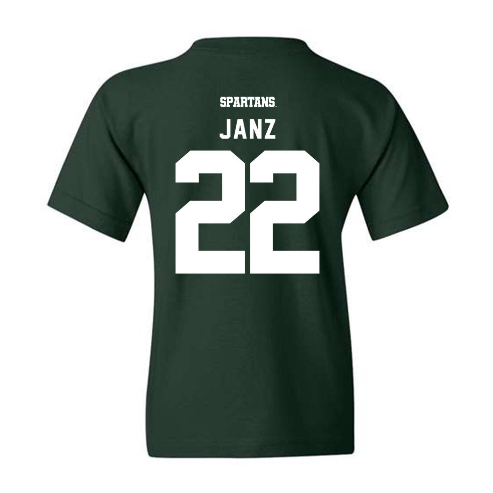 Michigan State - NCAA Women's Soccer : Ella Janz - Youth T-Shirt