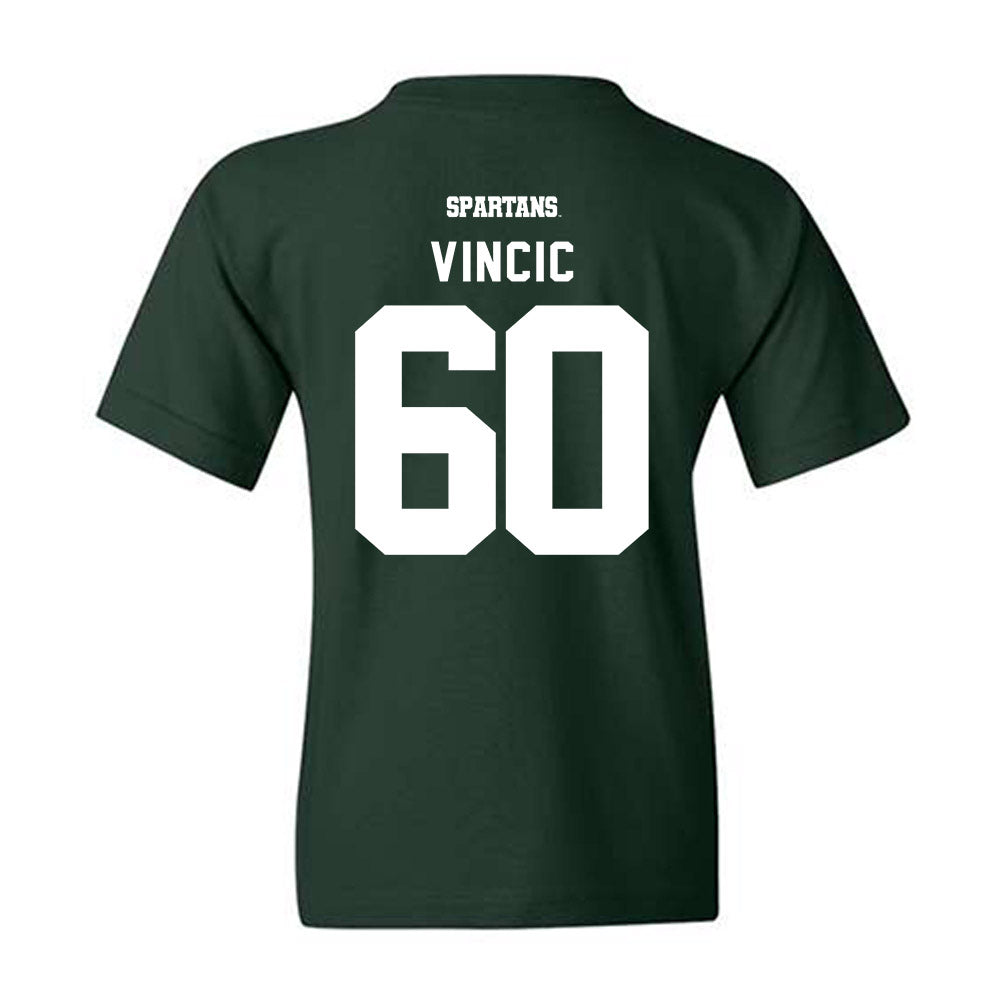 Michigan State - NCAA Football : Luka Vincic - Classic Shersey Youth T-Shirt-1
