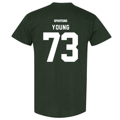 Michigan State - NCAA Football : Rustin Young - T-Shirt-1