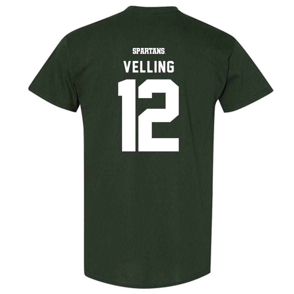 Michigan State - NCAA Football : Jack Velling - T-Shirt-1