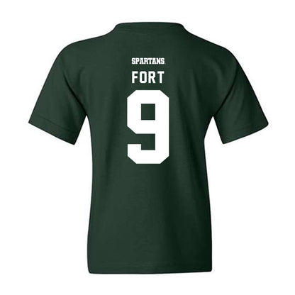 Michigan State - NCAA Men's Basketball : Trey Fort - Classic Shersey Youth T-Shirt-1