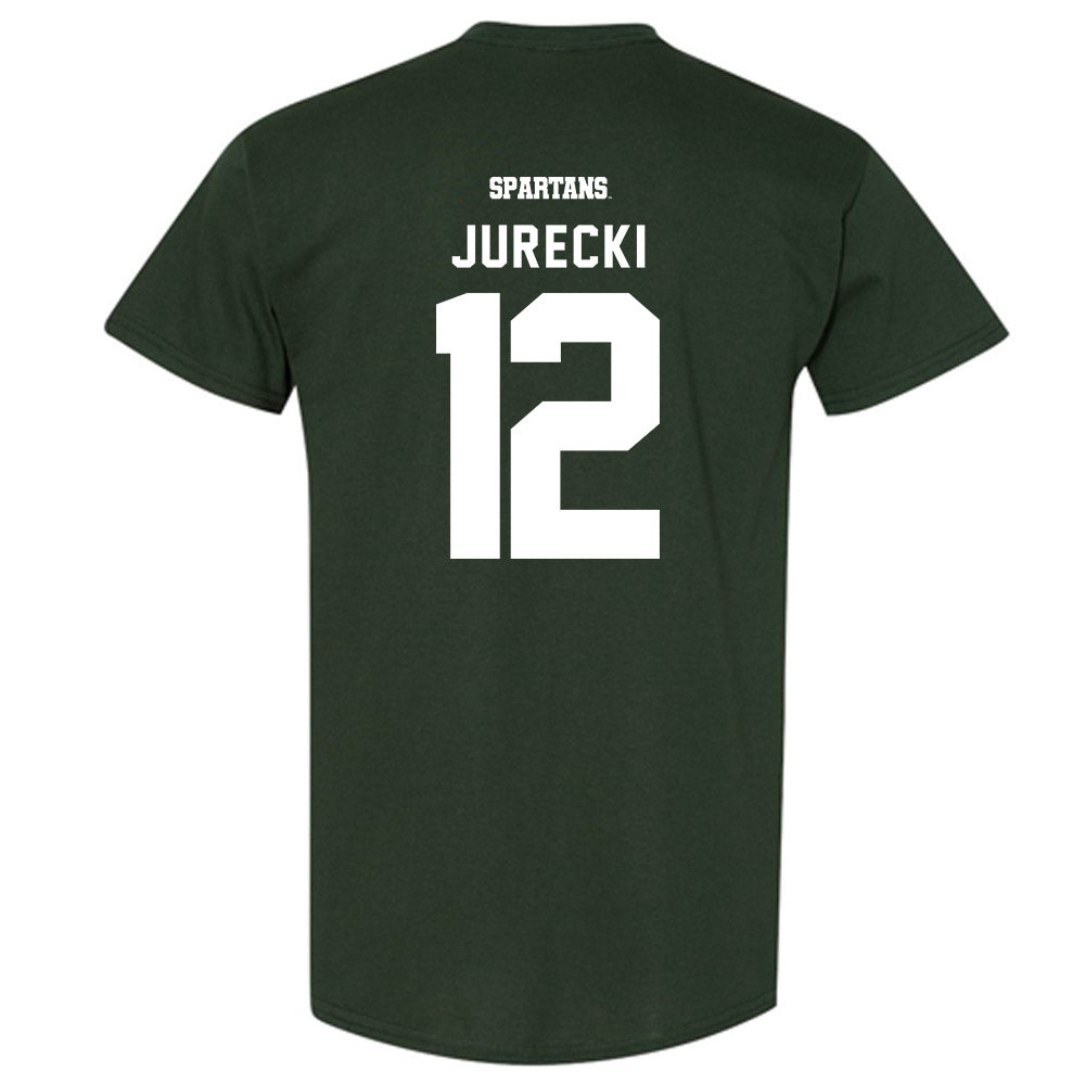 Michigan State - NCAA Men's Ice Hockey : Griffin Jurecki - T-Shirt-1