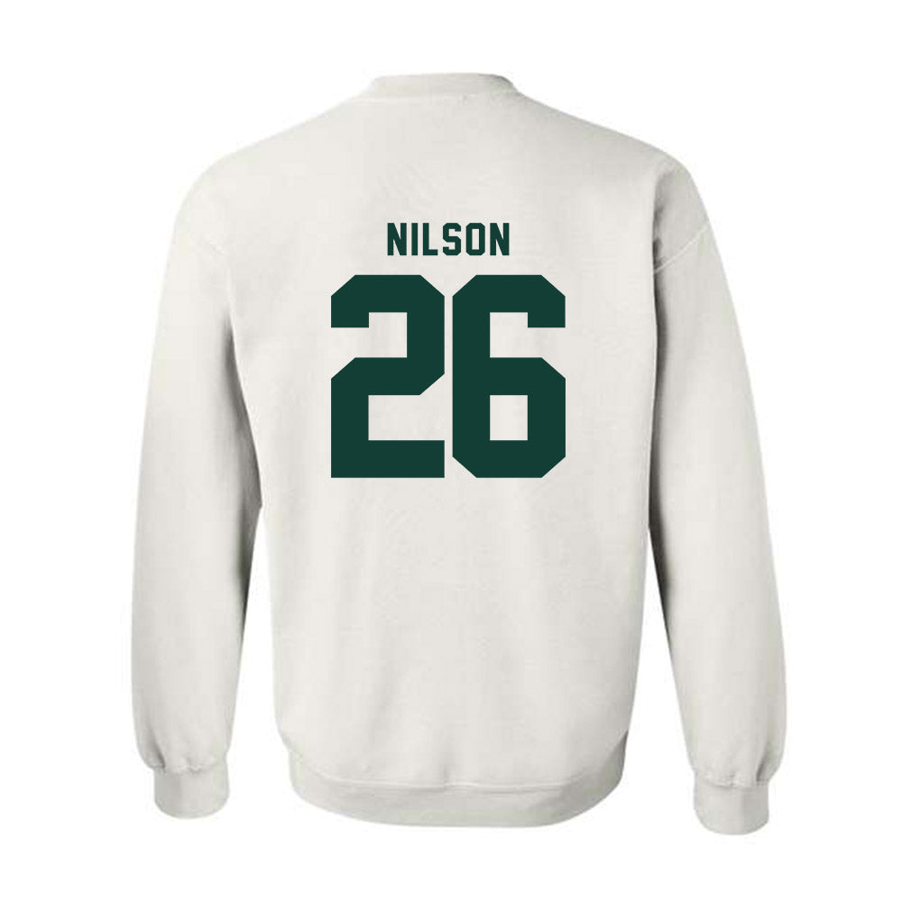 Michigan State - NCAA Men's Ice Hockey : Eric Nilson - Classic Shersey Crewneck Sweatshirt-1