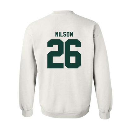 Michigan State - NCAA Men's Ice Hockey : Eric Nilson - Classic Shersey Crewneck Sweatshirt-1