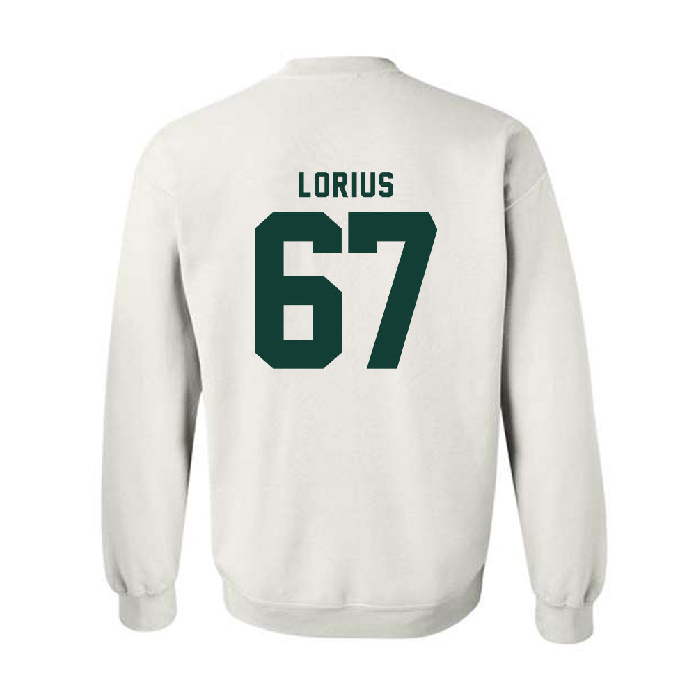 Michigan State - NCAA Football : Hayden Lorius - Classic Shersey Crewneck Sweatshirt-1