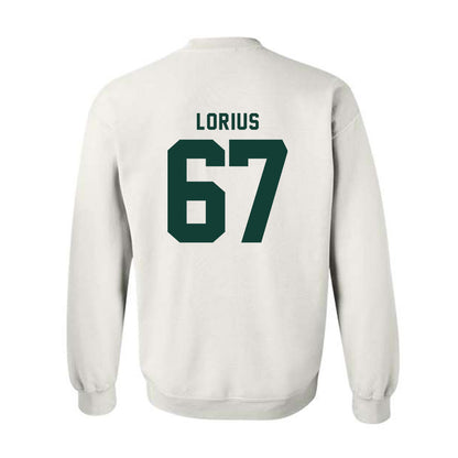 Michigan State - NCAA Football : Hayden Lorius - Classic Shersey Crewneck Sweatshirt-1