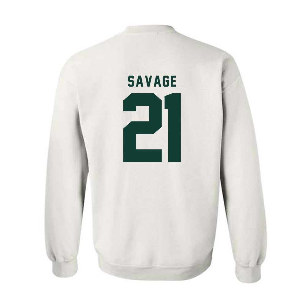 Michigan State - NCAA Men's Ice Hockey : Red Savage - Classic Shersey Crewneck Sweatshirt-1