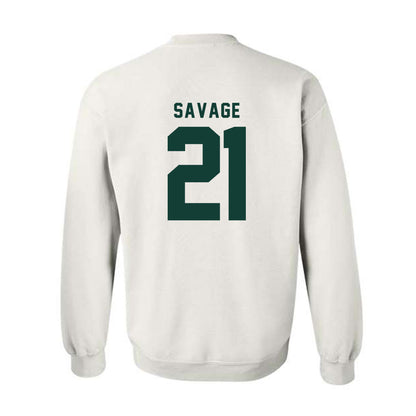 Michigan State - NCAA Men's Ice Hockey : Red Savage - Classic Shersey Crewneck Sweatshirt-1