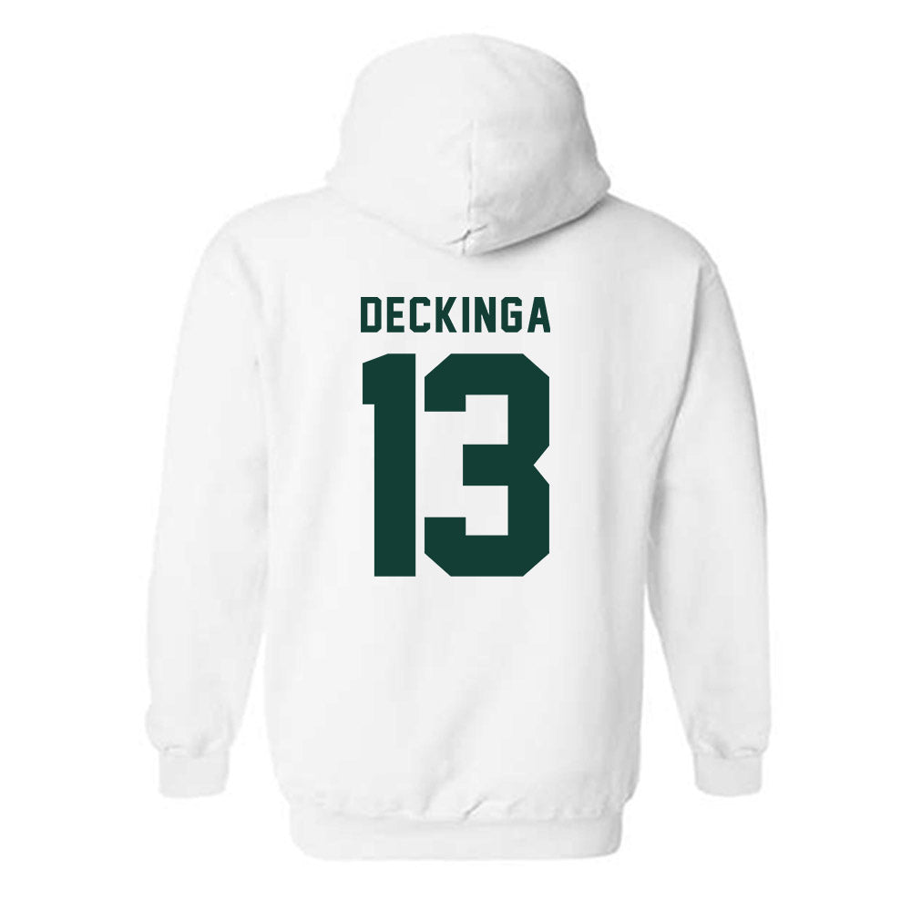 Michigan State - NCAA Baseball : CJ Deckinga - Classic Shersey Hooded Sweatshirt-1