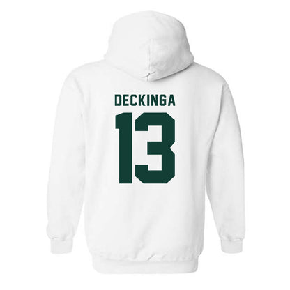 Michigan State - NCAA Baseball : CJ Deckinga - Classic Shersey Hooded Sweatshirt-1