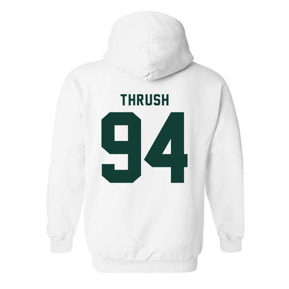Michigan State - NCAA Football : Cal Thrush - Classic Shersey Hooded Sweatshirt-1
