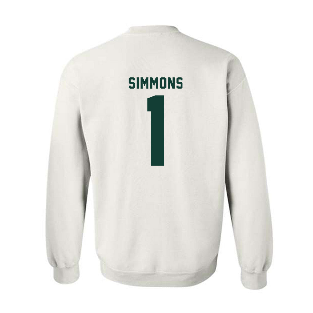 Michigan State - NCAA Women's Basketball : Jaddan Simmons - Classic Shersey Crewneck Sweatshirt-1