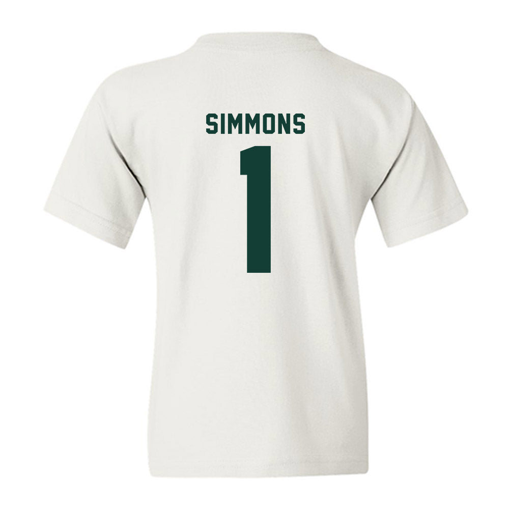 Michigan State - NCAA Women's Basketball : Jaddan Simmons - Classic Shersey Youth T-Shirt-1