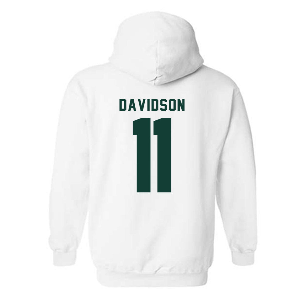 Michigan State - NCAA Men's Ice Hockey : Jeremy Davidson - Classic Shersey Hooded Sweatshirt-1