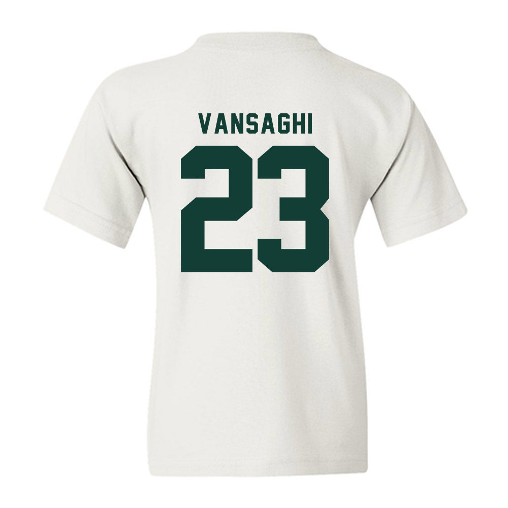 Michigan State - NCAA Men's Ice Hockey : Shane Vansaghi - Classic Shersey Youth T-Shirt-1