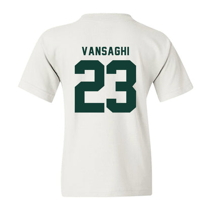 Michigan State - NCAA Men's Ice Hockey : Shane Vansaghi - Classic Shersey Youth T-Shirt-1