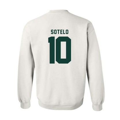 Michigan State - NCAA Women's Basketball : Ines Sotelo - Classic Shersey Crewneck Sweatshirt-1