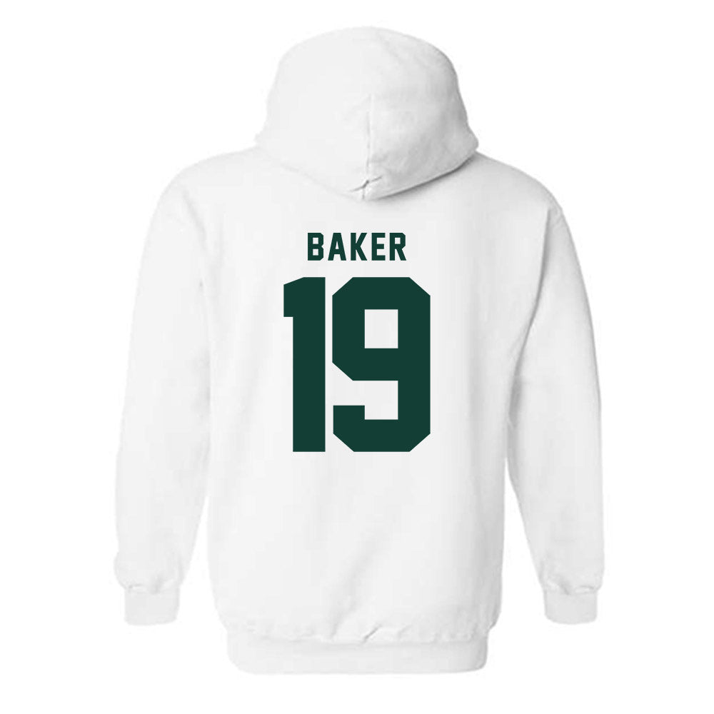 Michigan State - NCAA Men's Ice Hockey : Austin Baker - Classic Shersey Hooded Sweatshirt-1