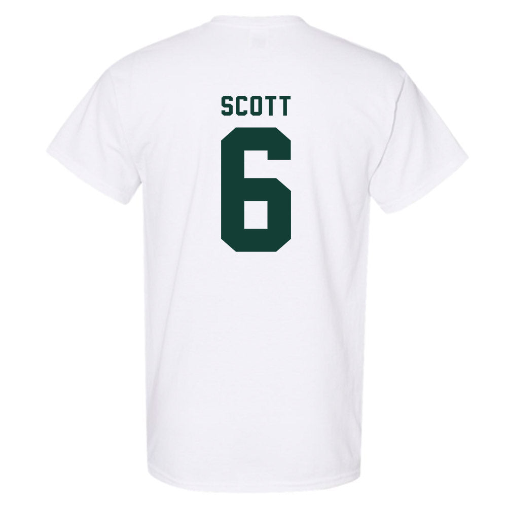 Michigan State - NCAA Men's Basketball : Jordan Scott - Classic Shersey T-Shirt-1