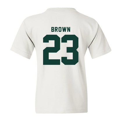 Michigan State - NCAA Women's Basketball : Jalyn Brown - Classic Shersey Youth T-Shirt-1