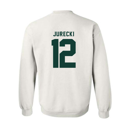 Michigan State - NCAA Men's Ice Hockey : Griffin Jurecki - Classic Shersey Crewneck Sweatshirt-1