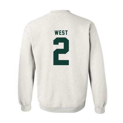 Michigan State - NCAA Football : Aydan West - Classic Shersey Crewneck Sweatshirt-1