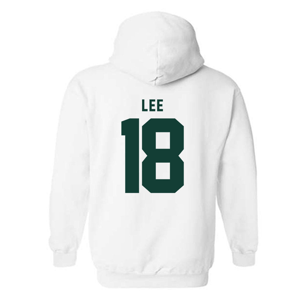 Michigan State - NCAA Men's Ice Hockey : Ryker Lee - Classic Shersey Hooded Sweatshirt-1