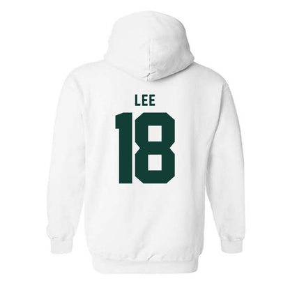 Michigan State - NCAA Men's Ice Hockey : Ryker Lee - Classic Shersey Hooded Sweatshirt-1