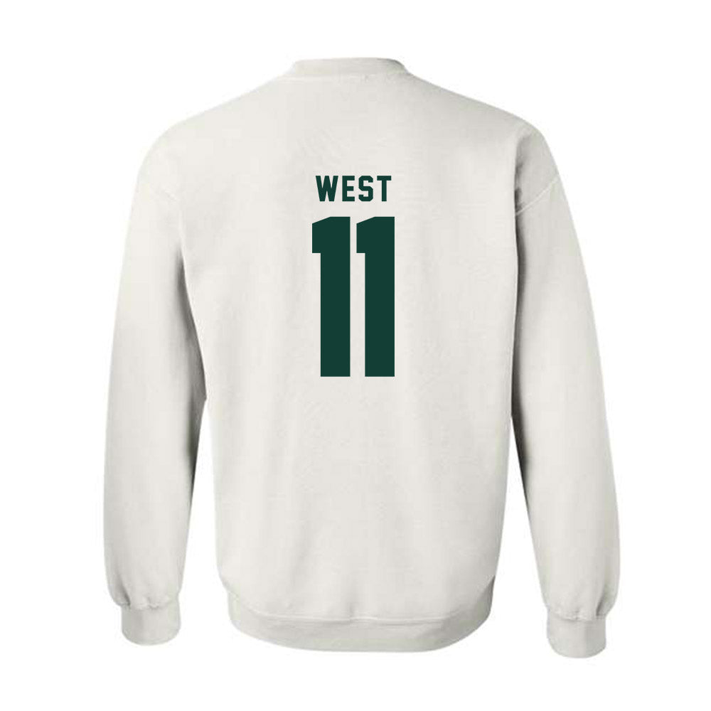 Michigan State - NCAA Men's Ice Hockey : Owen West - Classic Shersey Crewneck Sweatshirt-1