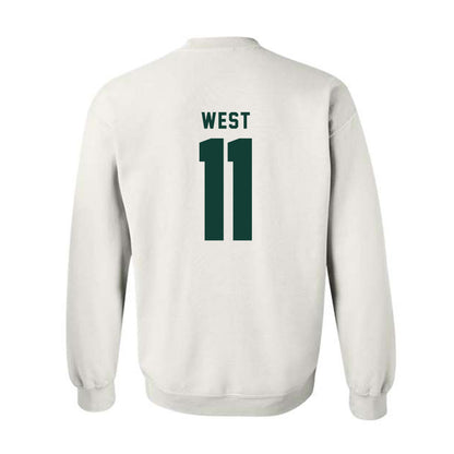 Michigan State - NCAA Men's Ice Hockey : Owen West - Classic Shersey Crewneck Sweatshirt-1