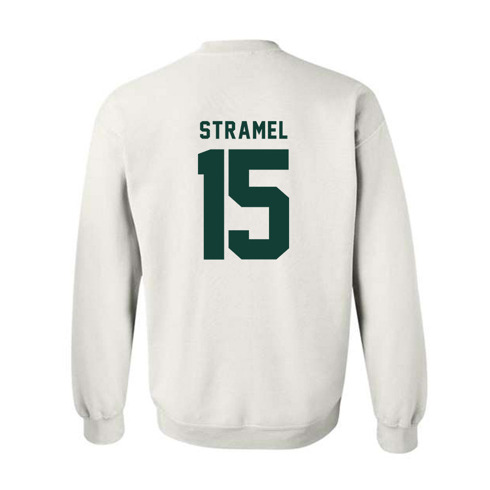 Michigan State - NCAA Men's Ice Hockey : Charlie Stramel - Classic Shersey Crewneck Sweatshirt-1