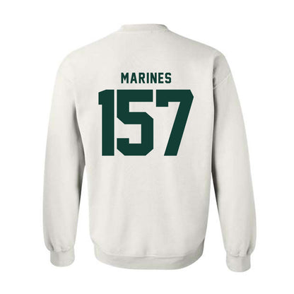 Michigan State - NCAA Wrestling : Darius Marines - Classic Shersey Crewneck Sweatshirt-1