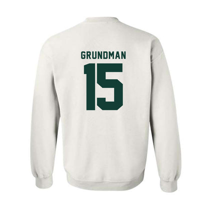 Michigan State - NCAA Baseball : Gannon Grundman - Classic Shersey Crewneck Sweatshirt-1
