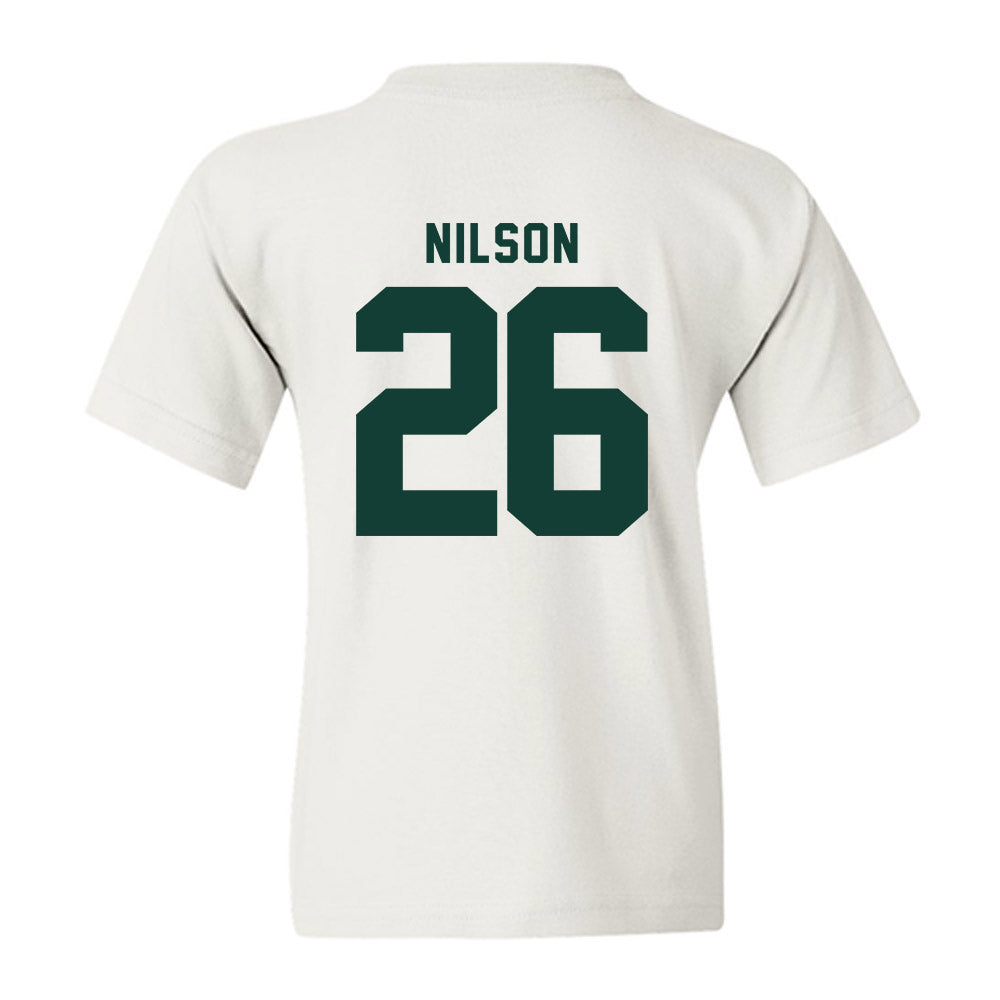 Michigan State - NCAA Men's Ice Hockey : Eric Nilson - Classic Shersey Youth T-Shirt-1