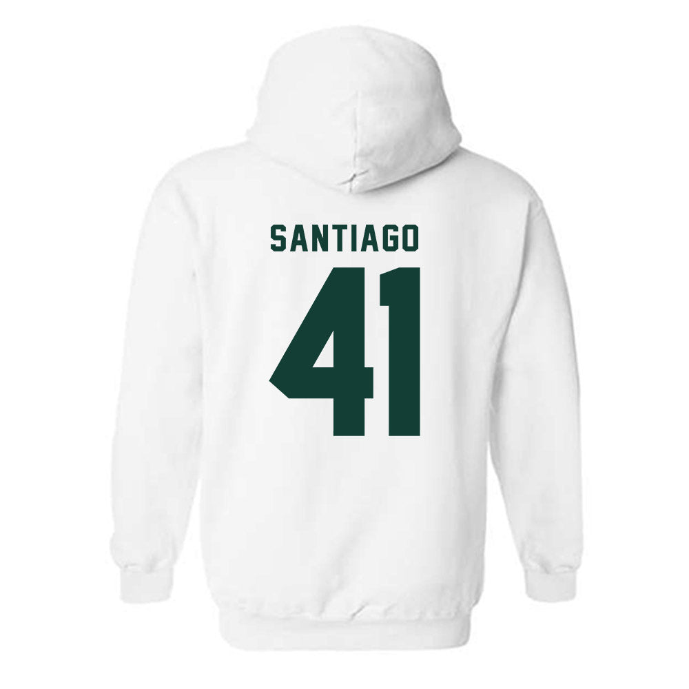 Michigan State - NCAA Football : David Santiago - Classic Shersey Hooded Sweatshirt-1