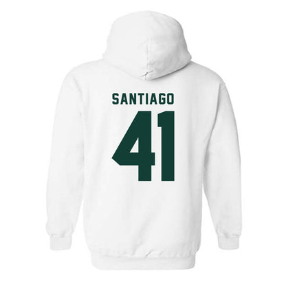 Michigan State - NCAA Football : David Santiago - Classic Shersey Hooded Sweatshirt-1