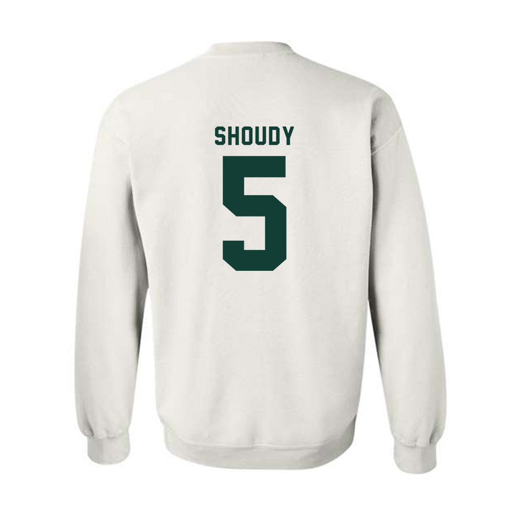 Michigan State - NCAA Men's Ice Hockey : Travis Shoudy - Classic Shersey Crewneck Sweatshirt-1